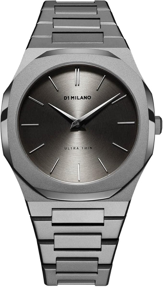 D1 Milano Grey Dial Watch for Men - Grey